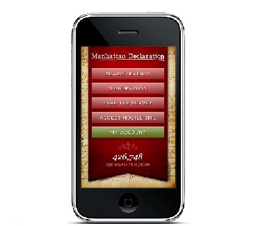 Manhattan Declaration App Pulled by Apple