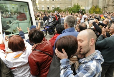 Homosexual Activists Disrespect Pope Benedict