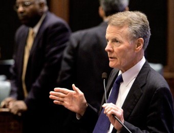 Constitution Day Protest at Speaker Madigan’s Office