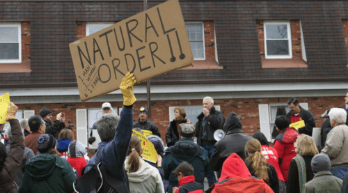 Protest Outside State Rep. Sullivan’s Office