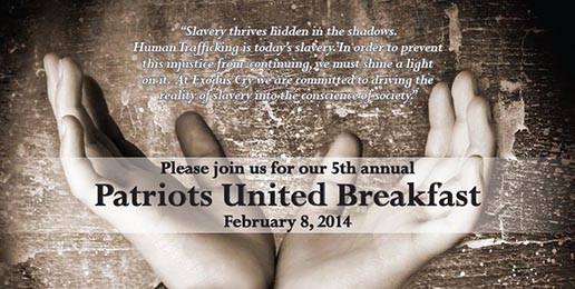 Unity Breakfast to Focus on Human Trafficking