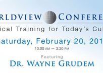 February Worldview Event with Dr. Wayne Grudem