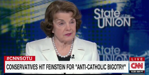 Diane Feinstein Doubles Down on Her Discrimination Against Christians Holding Public Office