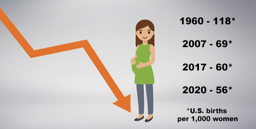 The Decline of U.S. Birth Rates Raises a Question