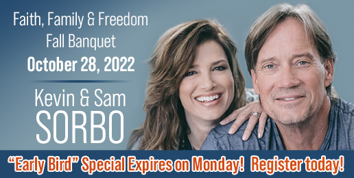 LAST CALL: Meet Kevin & Sam Sorbo at IFI’s October Banquet!