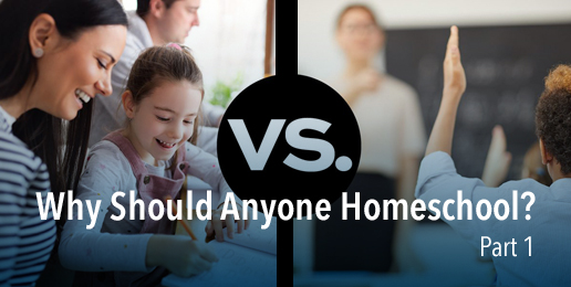 Why Should Anyone Homeschool? Part 1