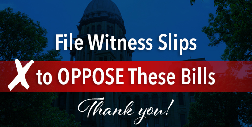 Witness Slips for the Week of April 6, 2026