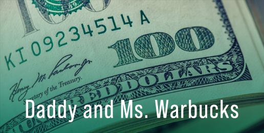 Daddy and Ms. Warbucks