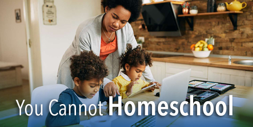 You Cannot Homeschool