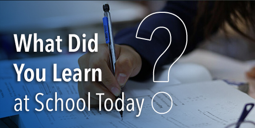 What Did You Learn at School Today?