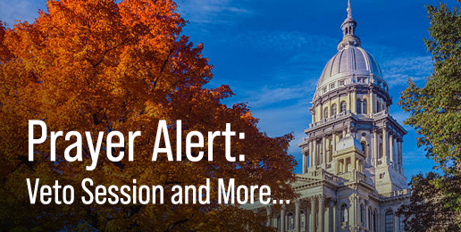 Prayer Alert: Veto Session and More…