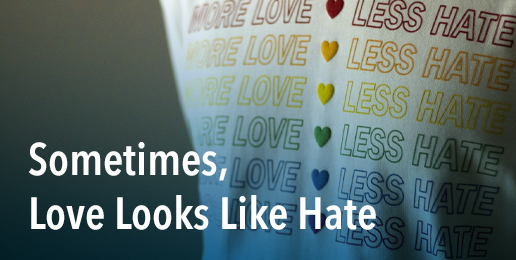 Sometimes, Love Looks Like Hate